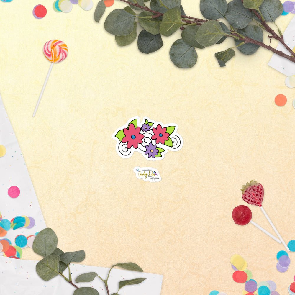 Florals & Spirals Bubble-free stickers