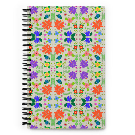 Flower Power Spiral notebook