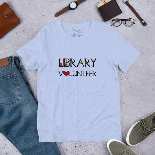 Library Volunteer Short-Sleeve Unisex T-Shirt