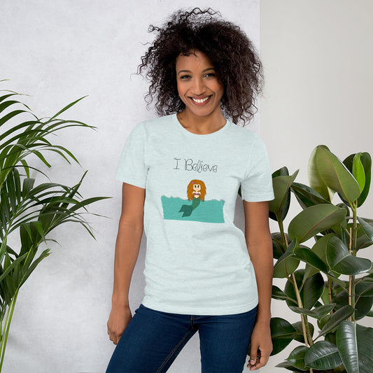 I Believe - Mermaid Short-Sleeve Unisex T-Shirt