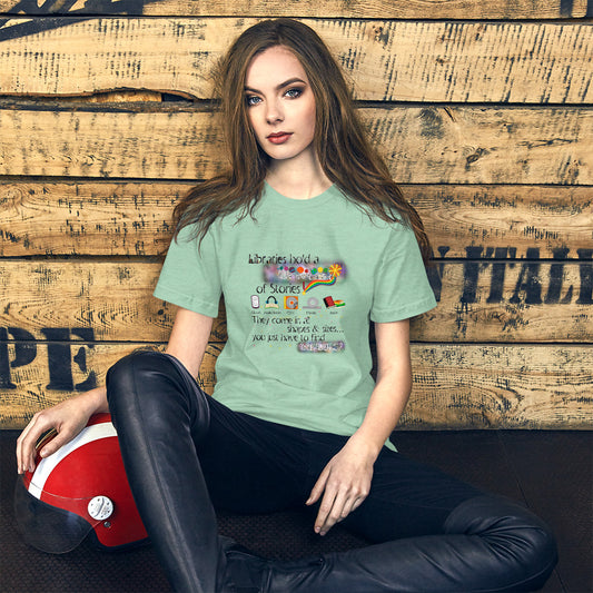 Libraries Hold A Universe Short-Sleeve Unisex T-Shirt