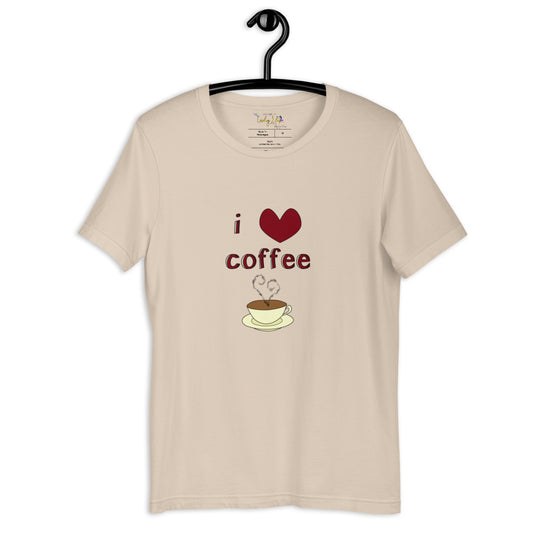 I Love Coffee Short-Sleeve Unisex T-Shirt