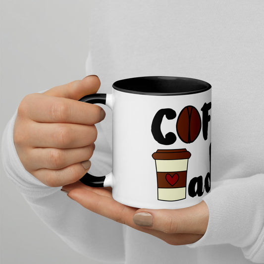 Coffee Addict Mug with Color Inside