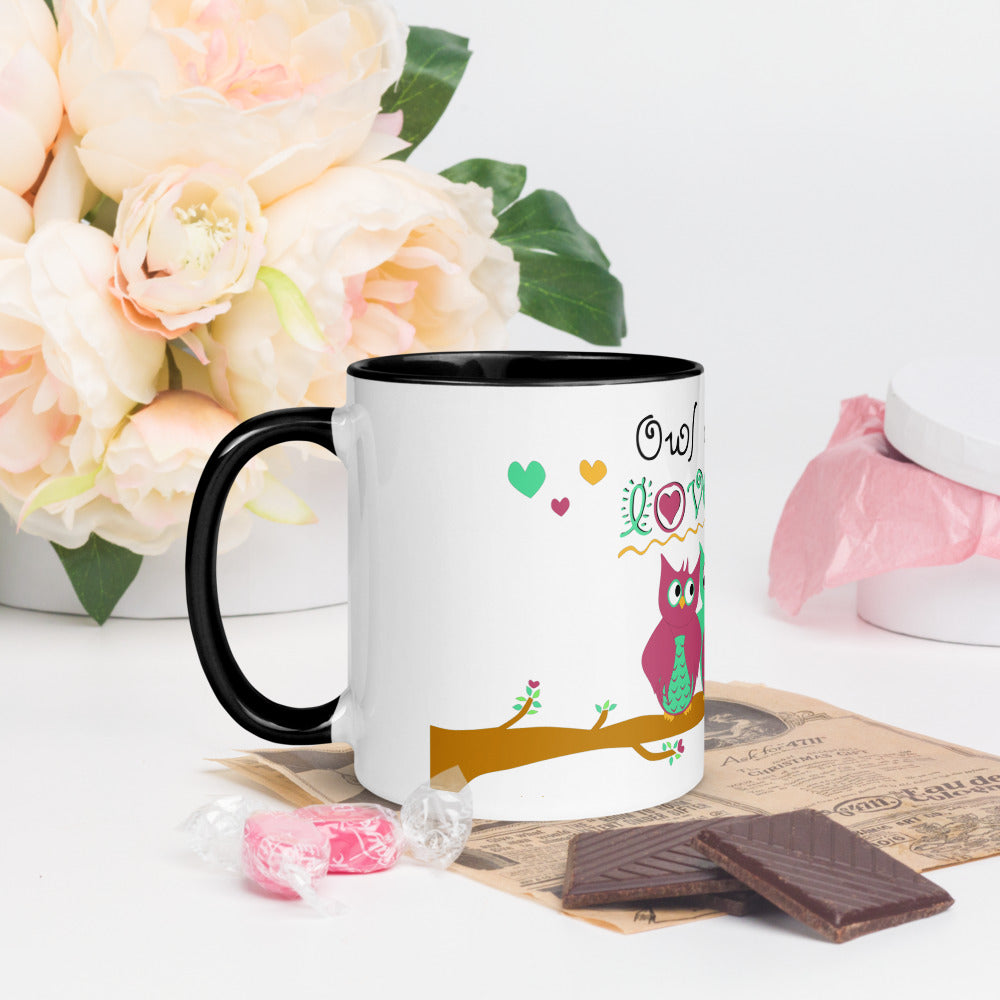 Owl Always Love You Mug with Color Inside