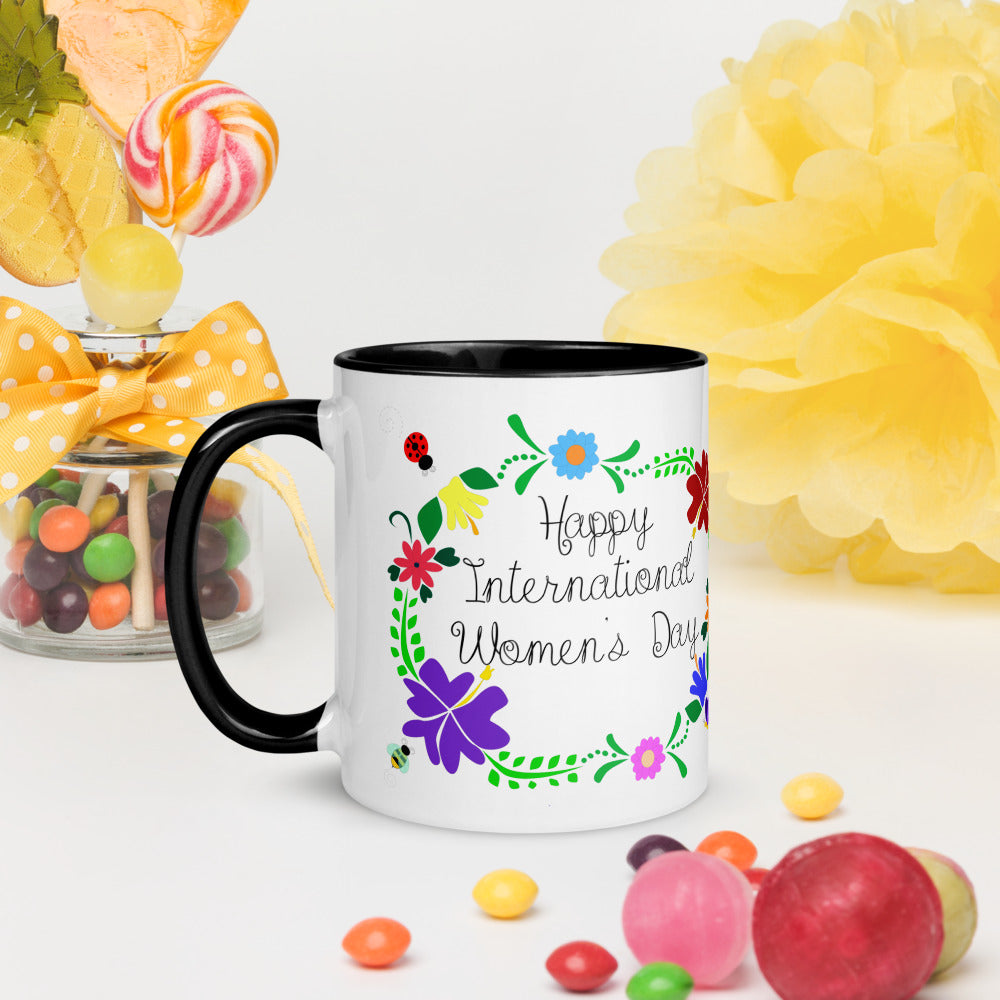 International Women's Day Mug with Color Inside