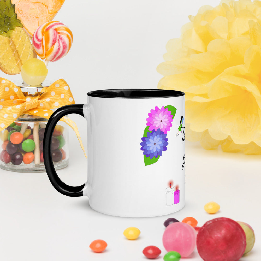 Thinking Of You Mug with Color Inside