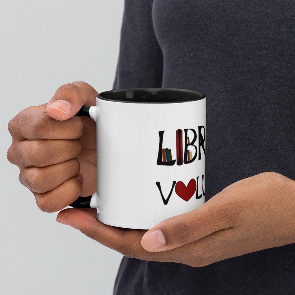 Library Volunteer Mug with Color Inside