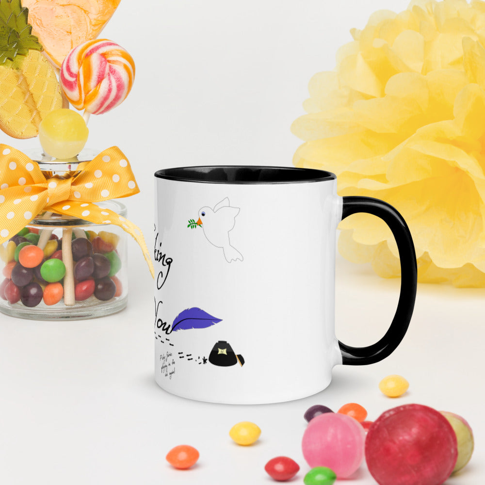 Thinking Of You Mug with Color Inside