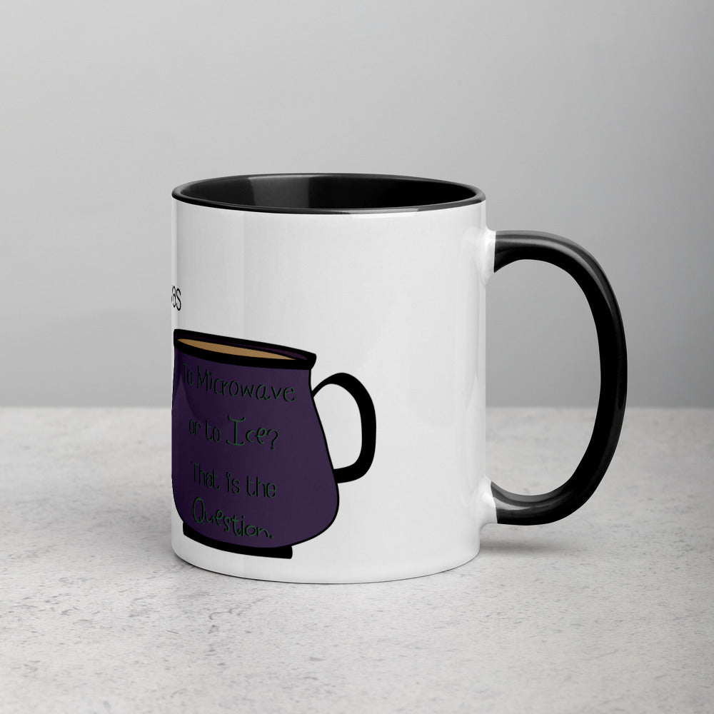 To Microwave Or To Ice Mug with Color Inside