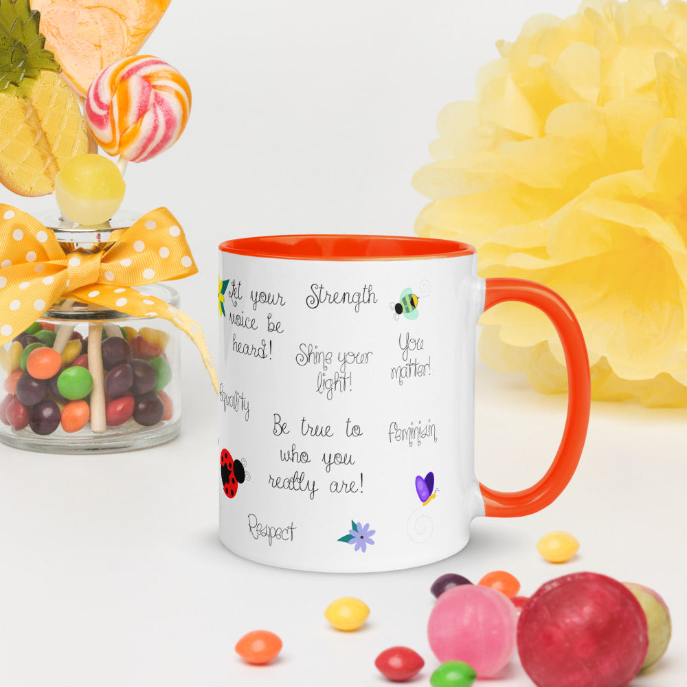International Women's Day Mug with Color Inside