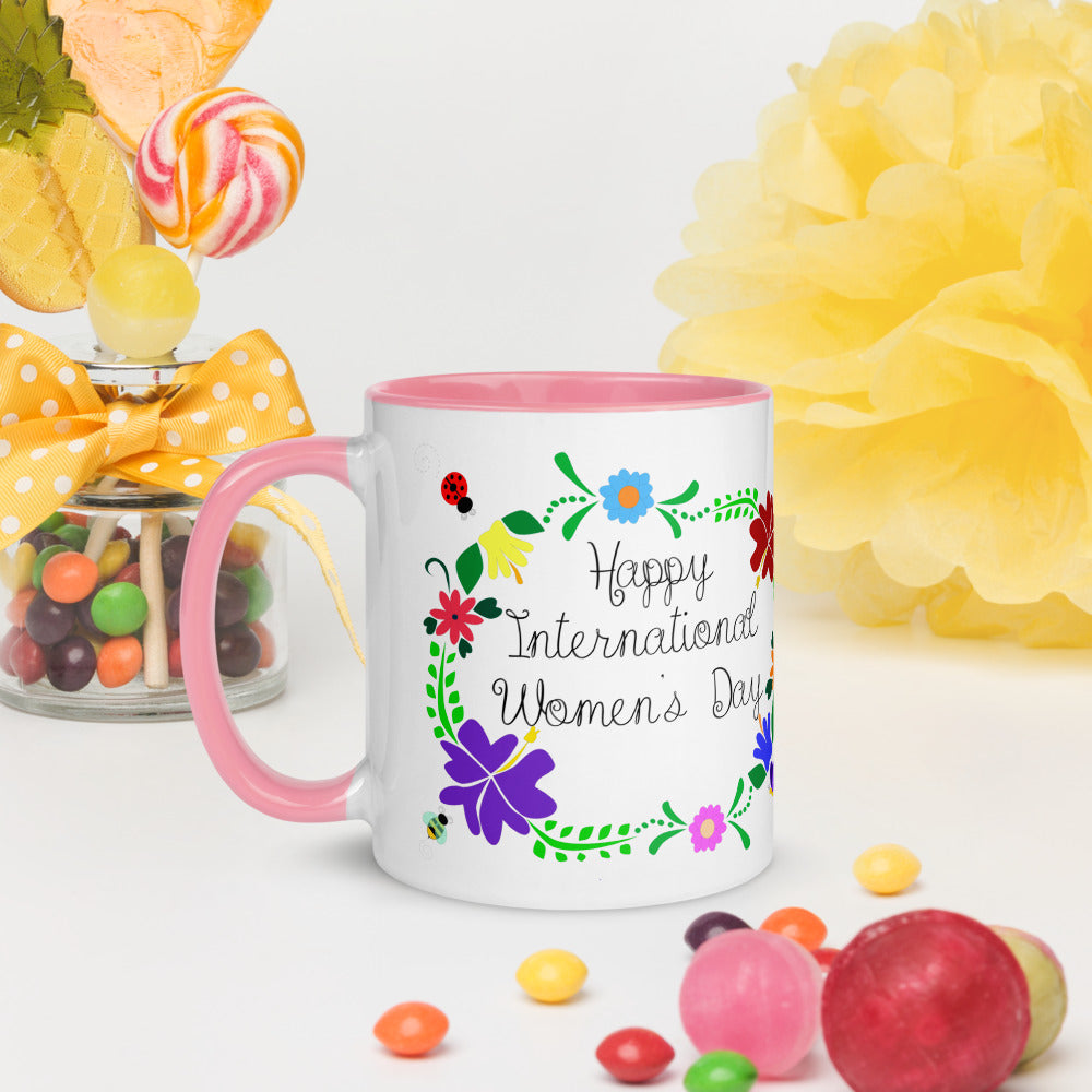 International Women's Day Mug with Color Inside