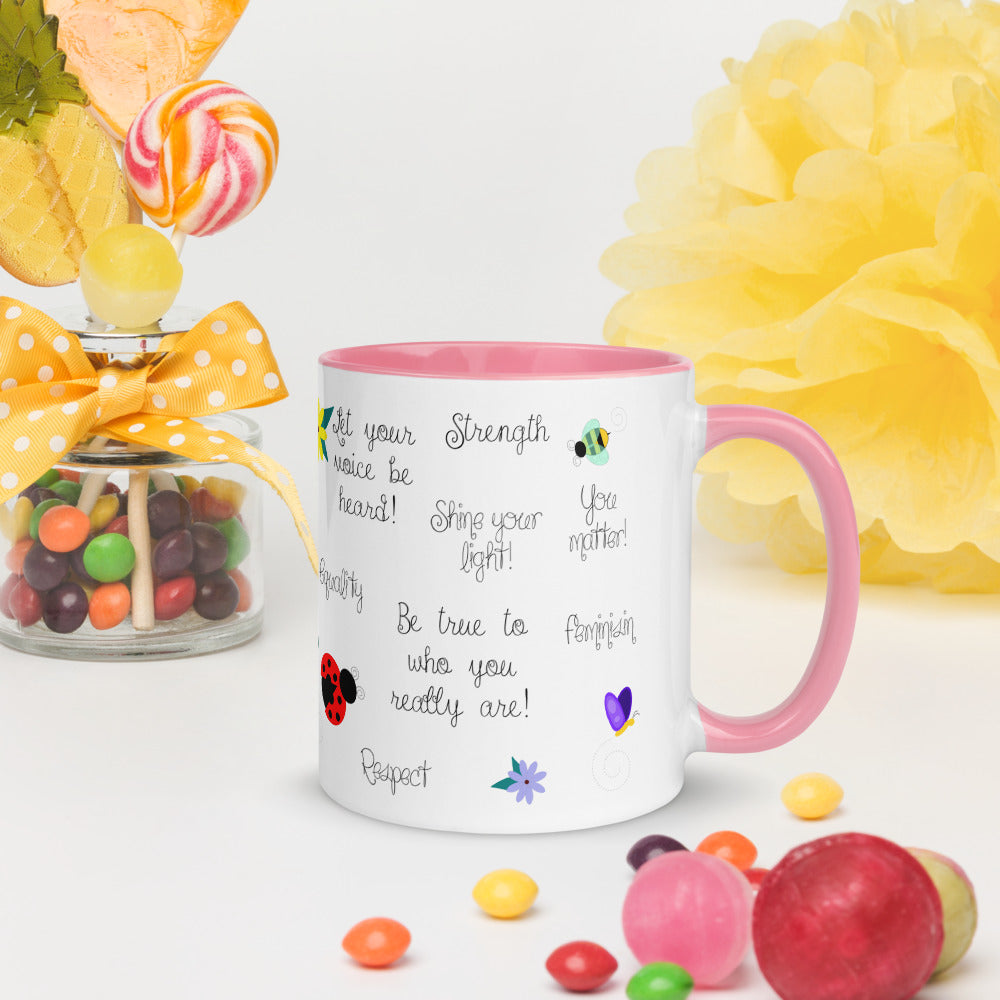 International Women's Day Mug with Color Inside
