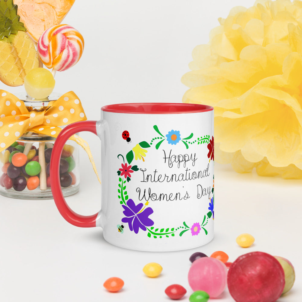 International Women's Day Mug with Color Inside