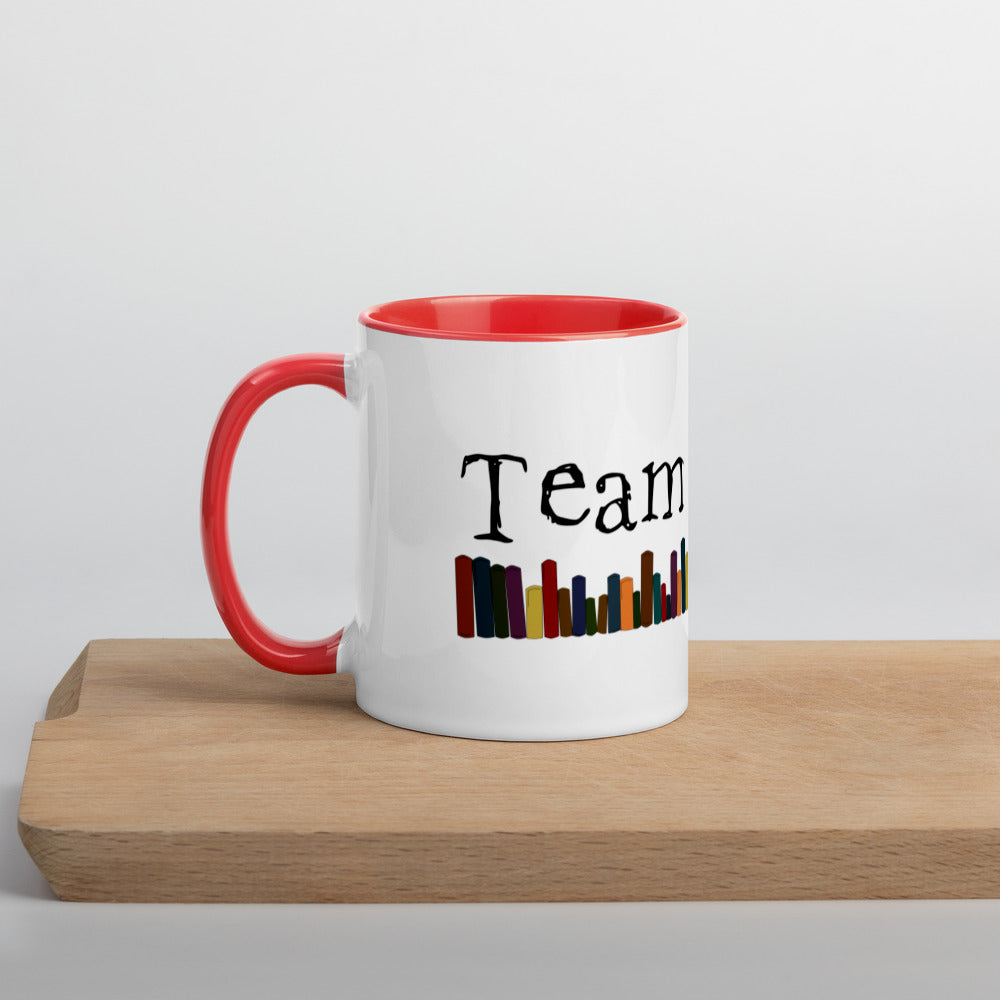 Team Books Mug with Color Inside