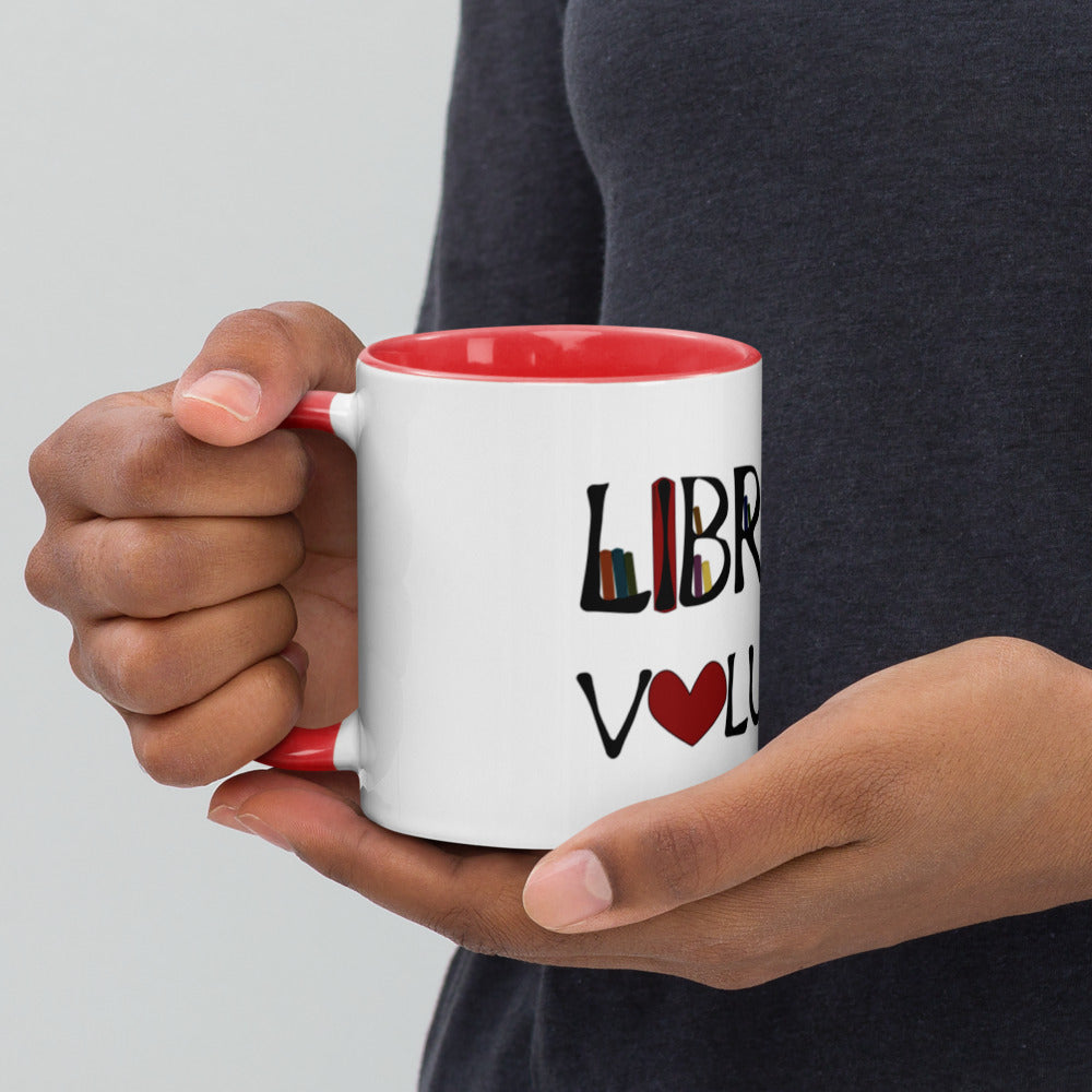 Library Volunteer Mug with Color Inside