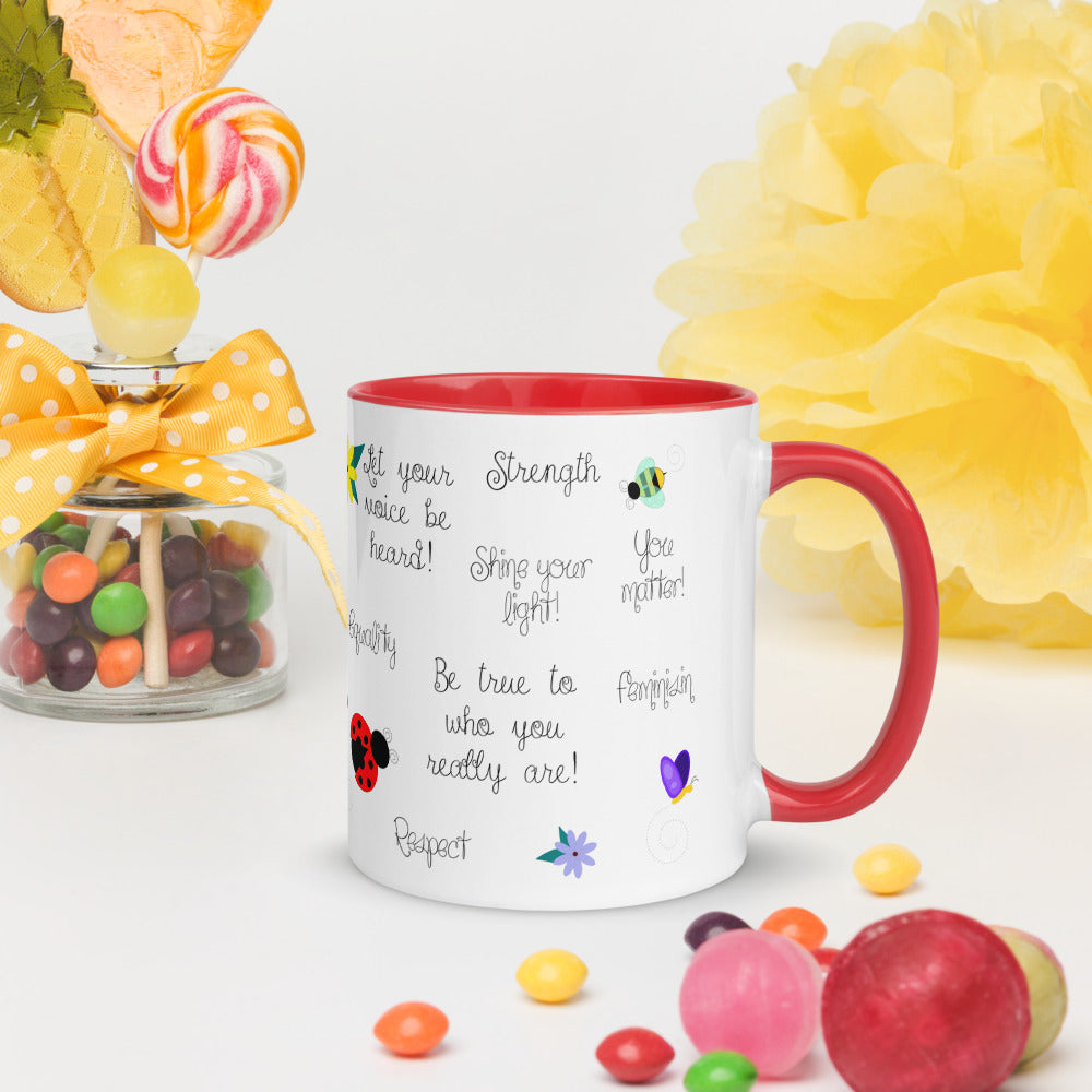 International Women's Day Mug with Color Inside