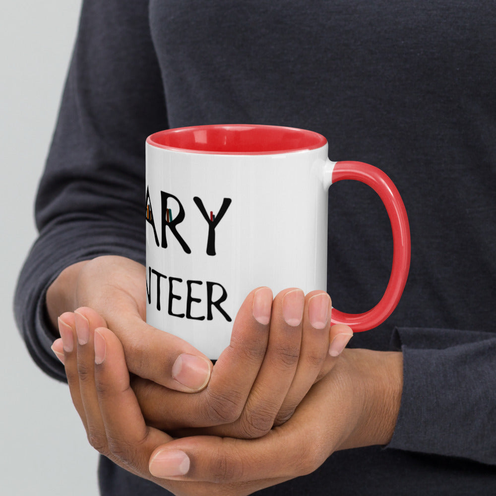 Library Volunteer Mug with Color Inside