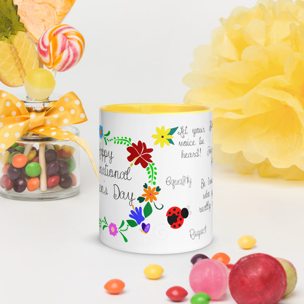 International Women's Day Mug with Color Inside