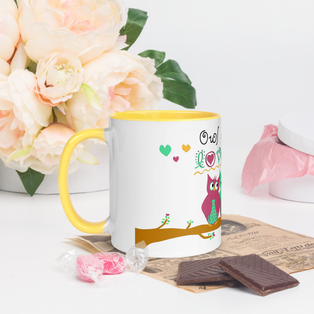 Owl Always Love You Mug with Color Inside