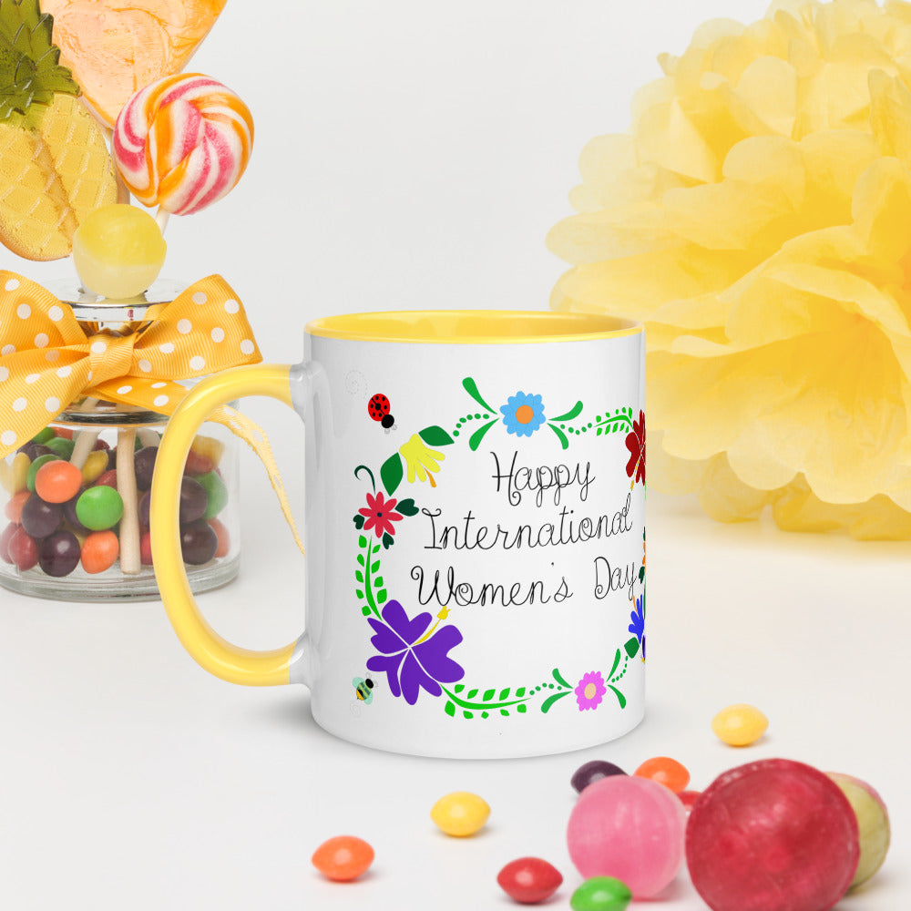 International Women's Day Mug with Color Inside