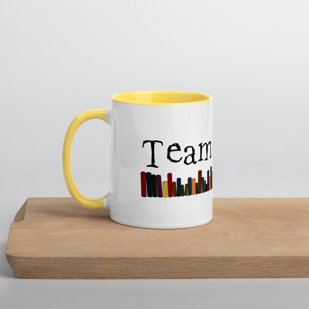 Team Books Mug with Color Inside