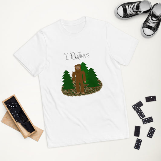 I Believe - Bigfoot Youth jersey t-shirt