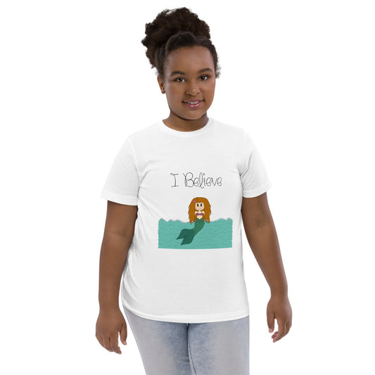 I Believe - Mermaid Youth jersey t-shirt
