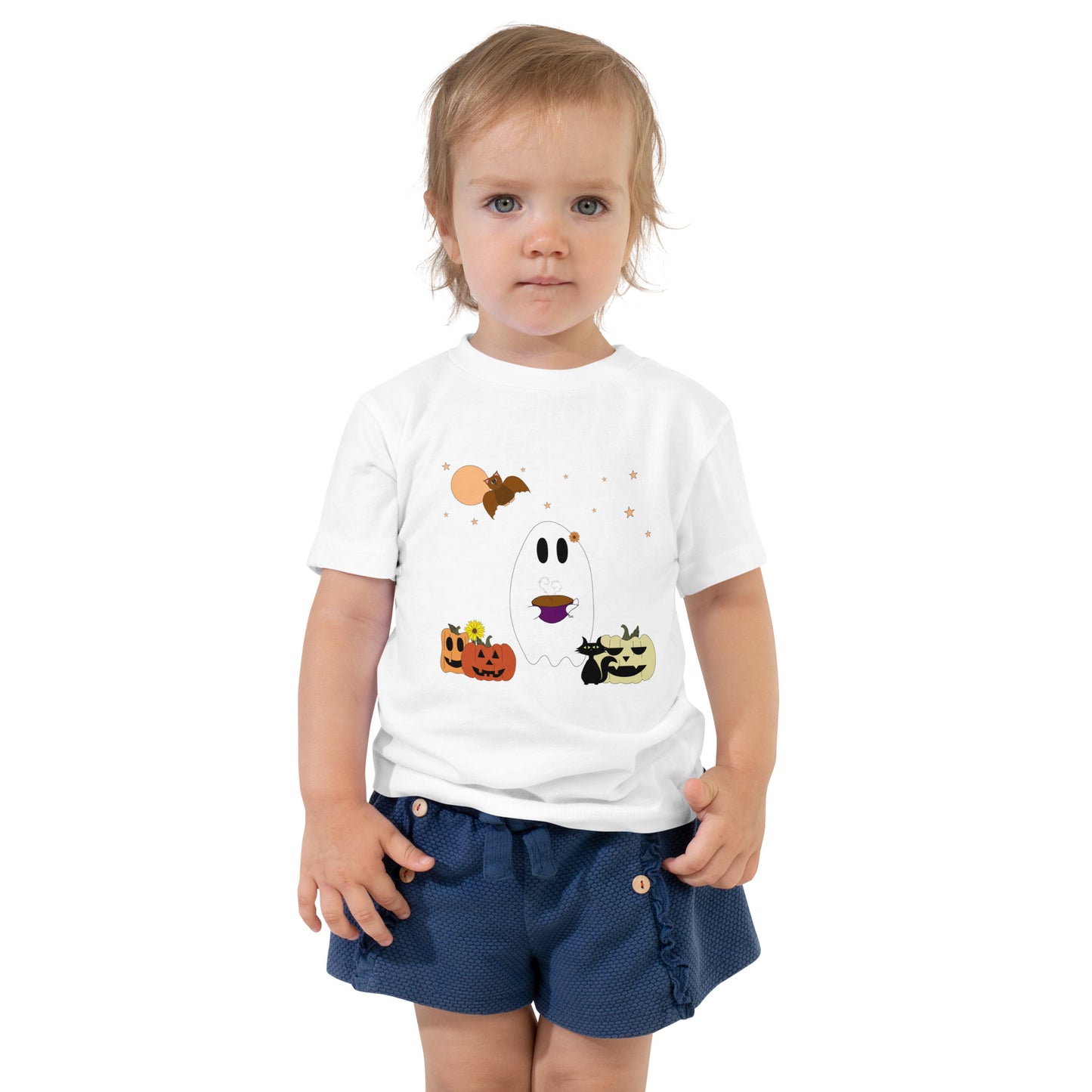 Ghost and Tea Toddler Short Sleeve Tee