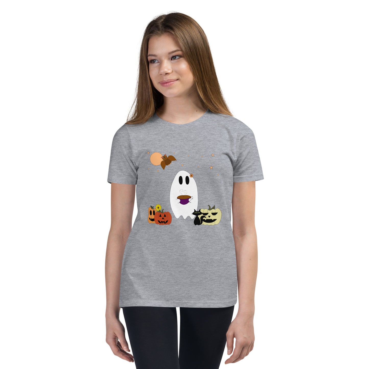 Ghost and Tea Youth Short Sleeve T-Shirt