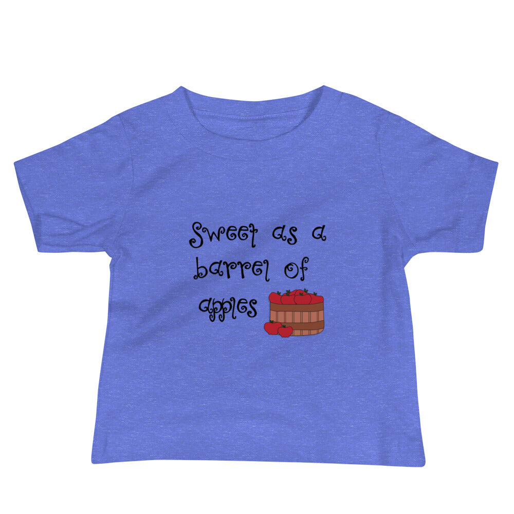 Sweet As Apples Baby Jersey Short Sleeve Tee