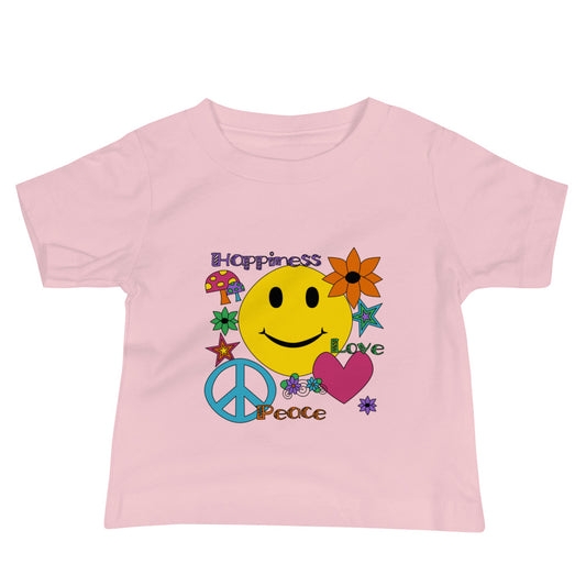 Retro Happy Baby Jersey Short Sleeve Tee