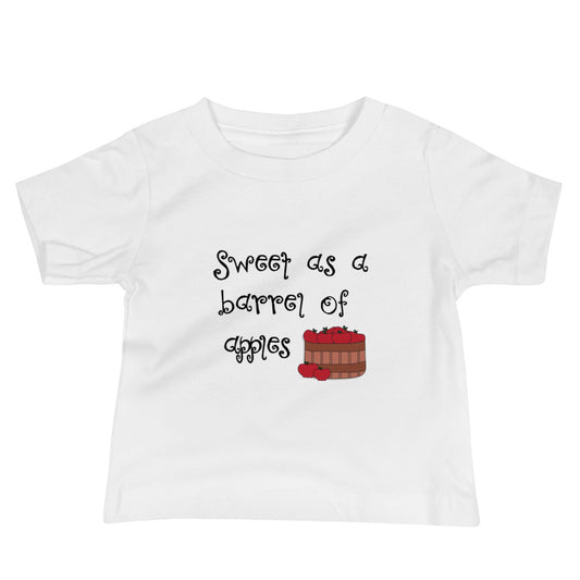 Sweet As Apples Baby Jersey Short Sleeve Tee