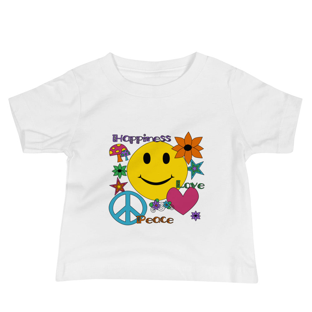 Retro Happy Baby Jersey Short Sleeve Tee