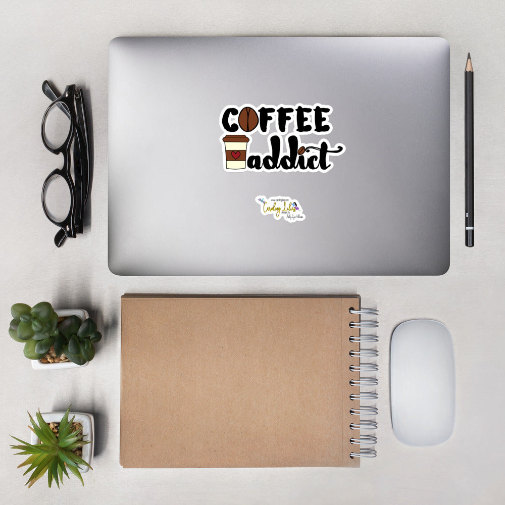 Coffee Addict Bubble-free stickers