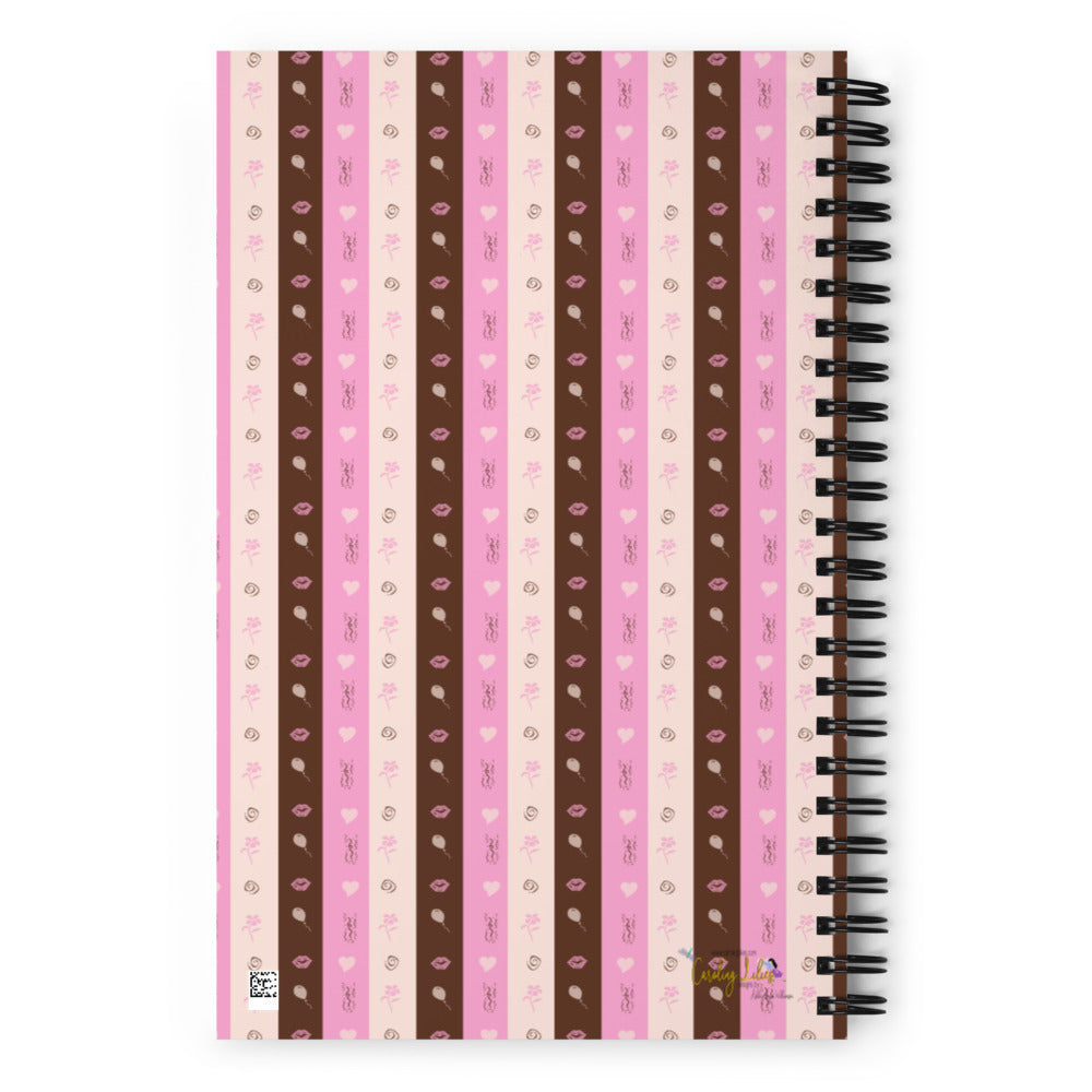 Hearts, Kisses & More Spiral notebook