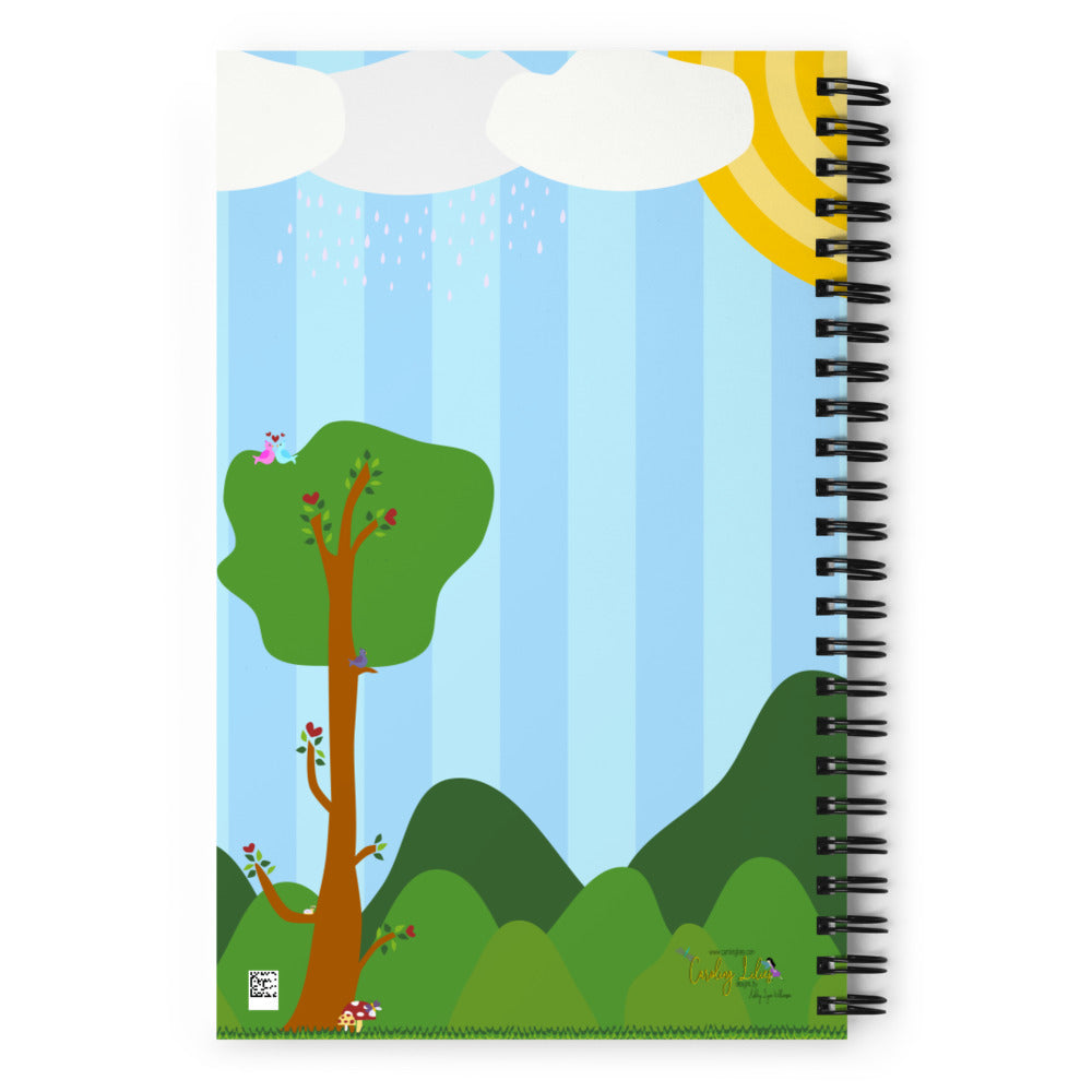 Spring Time Landscape Spiral notebook