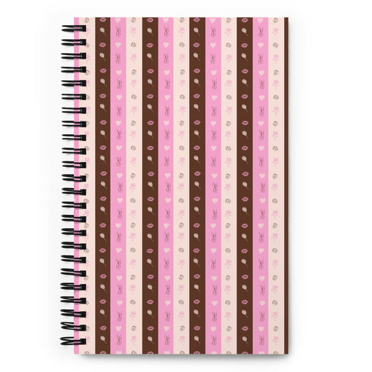 Hearts, Kisses & More Spiral notebook