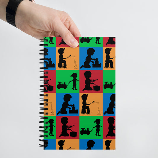 Snips, Snails & Puppy Dog Tails Spiral notebook