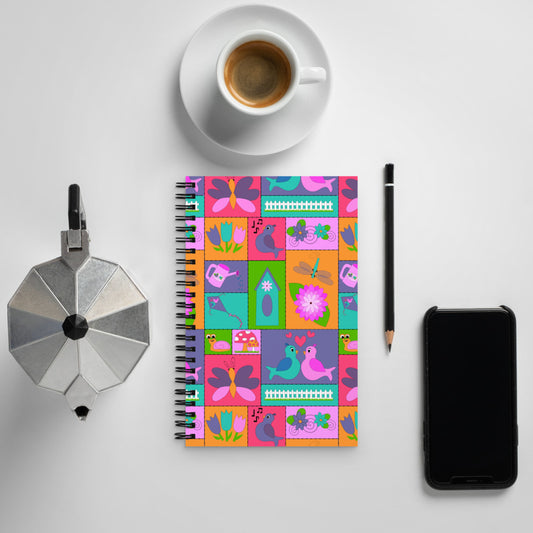 Spring Time Is Here Spiral notebook