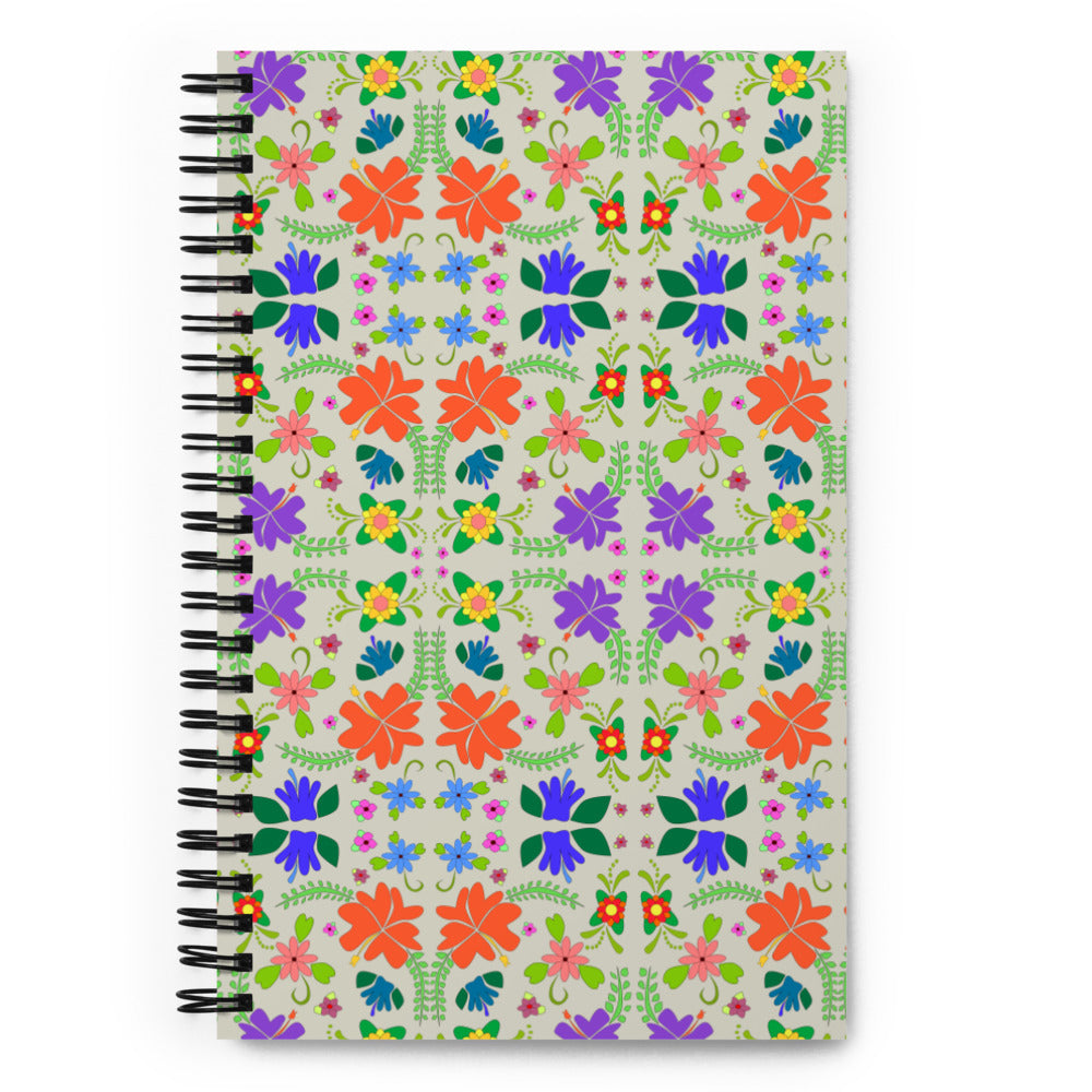 Flower Power Spiral notebook