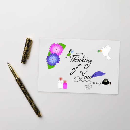 Thinking of You Standard Postcard