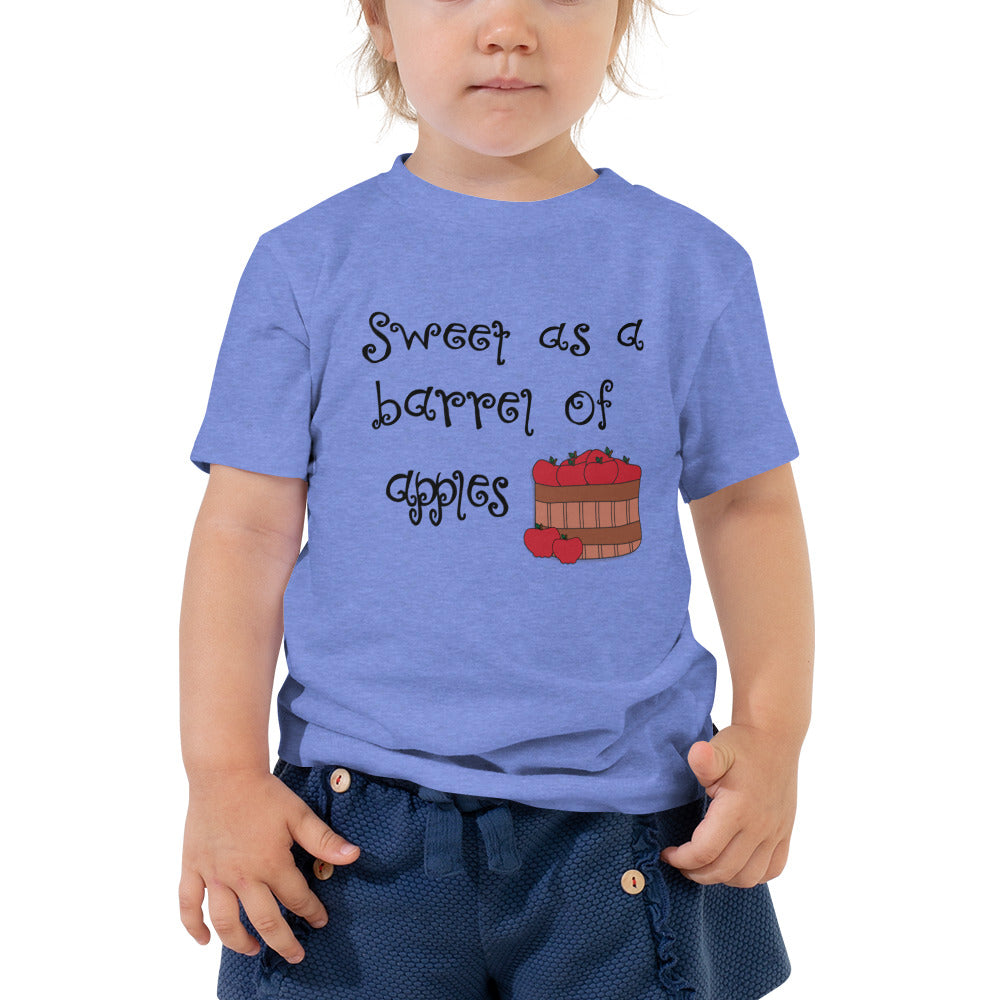 Sweet As Apples Toddler Short Sleeve Tee