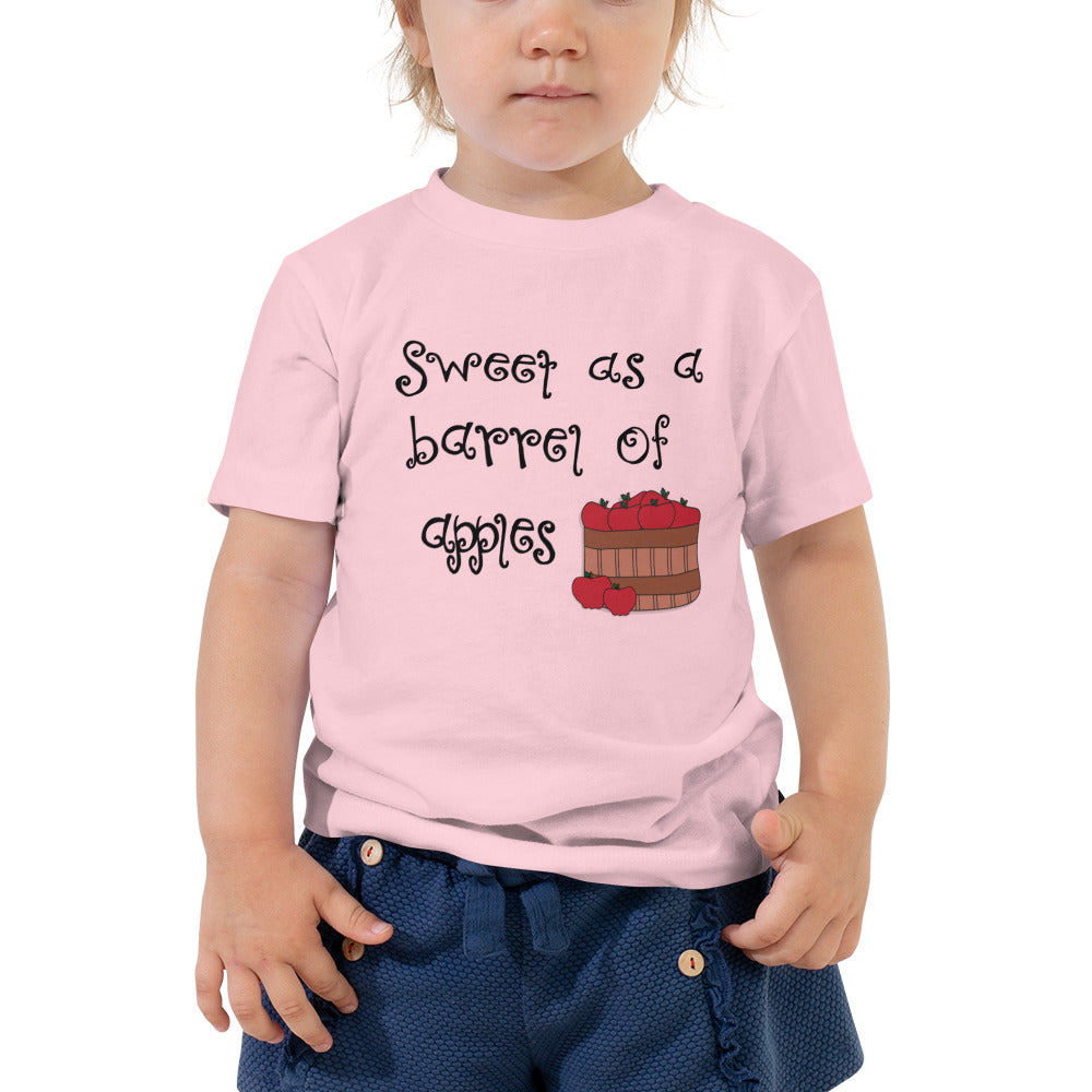 Sweet As Apples Toddler Short Sleeve Tee