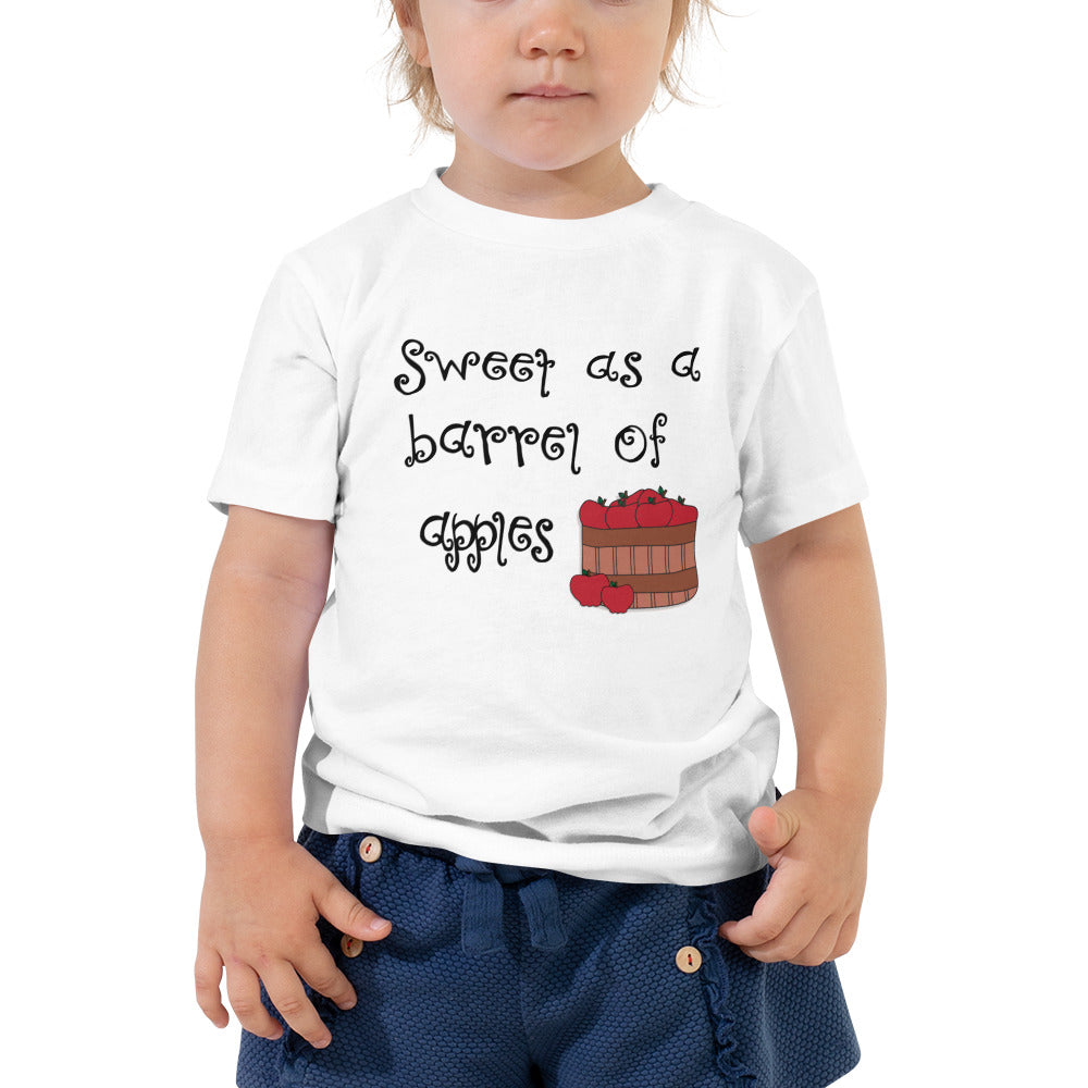 Sweet As Apples Toddler Short Sleeve Tee