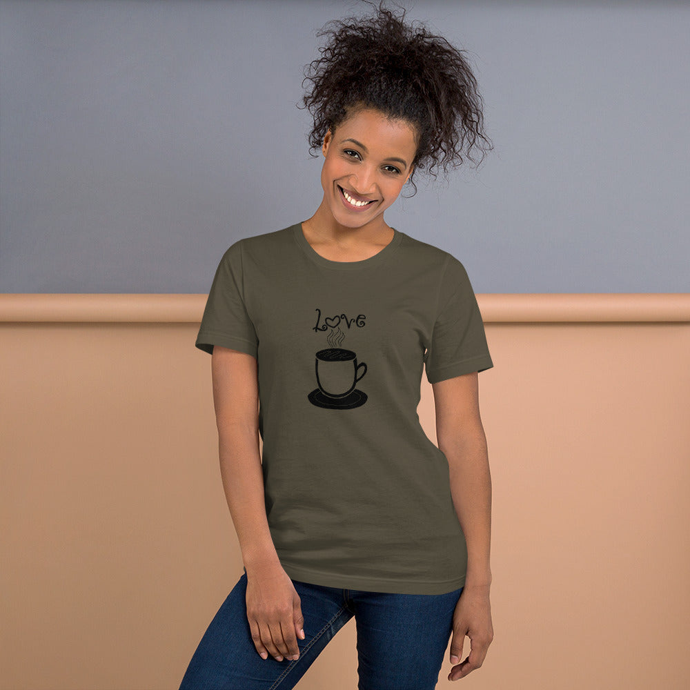 Coffee Love Short-Sleeve Unisex T-Shirt