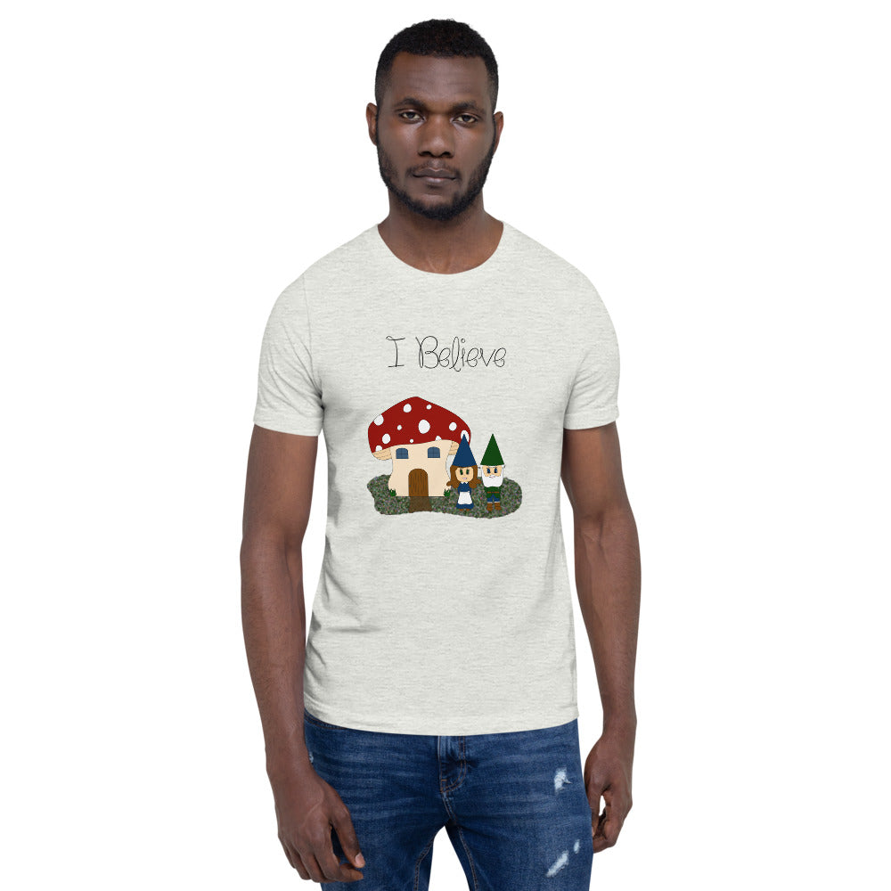 I Believe - Gnomes Short-Sleeve Unisex T-Shirt