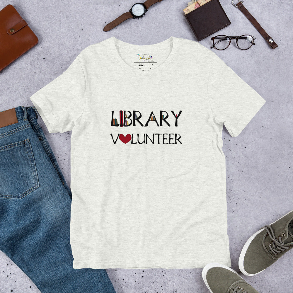 Library Volunteer Short-Sleeve Unisex T-Shirt