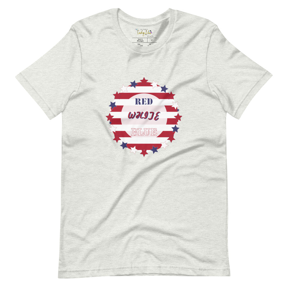 Red, White, & Blue Switch-A-Roo Short-Sleeve Unisex T-Shirt