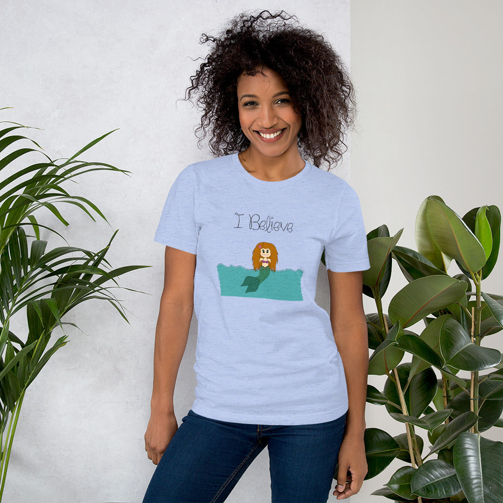 I Believe - Mermaid Short-Sleeve Unisex T-Shirt