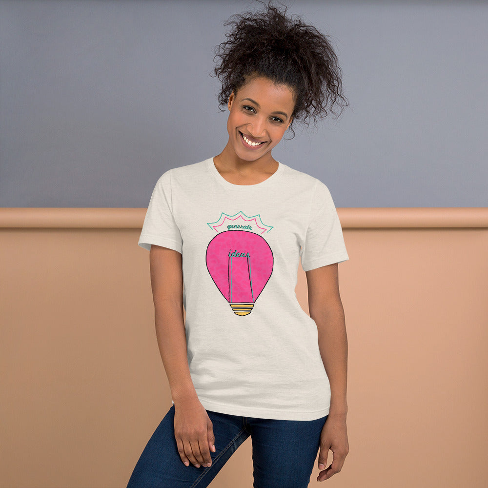 Generate Ideas In Color Short-Sleeve Unisex T-Shirt